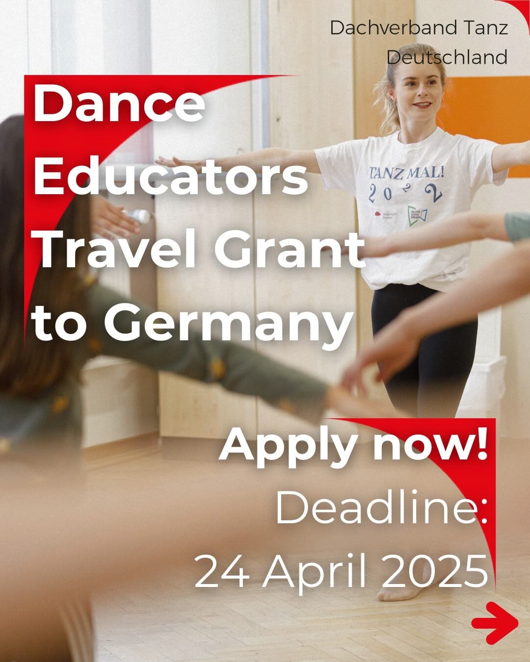 Dachverband Tanz Deutschland Travel Grant for Dance Educators (Germany